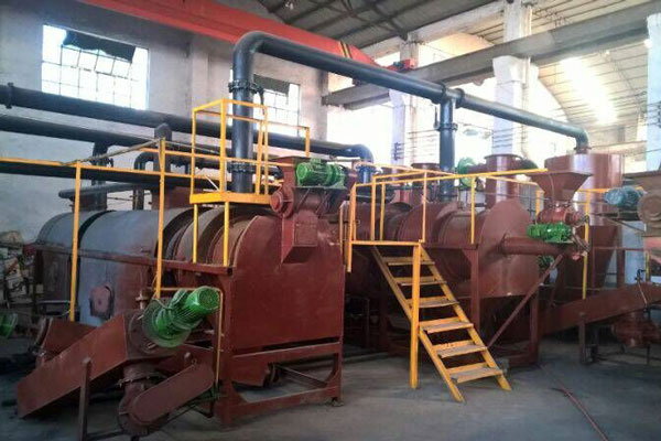 Straw To Charcoal Making Machine
