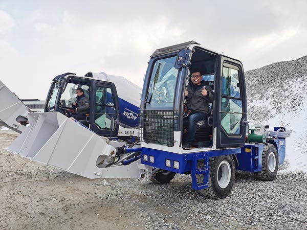 Self Loading Concrete Mixer Trucks