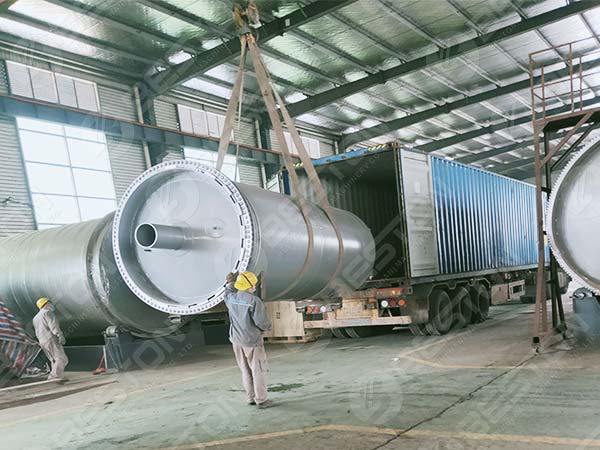 BST-J12 Biomass Pyrolysis Plant to Ghana