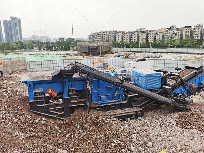 Portable Crusher Plant for Construction Industry