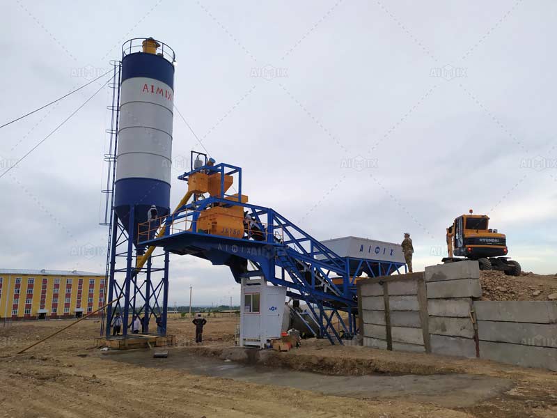 Mobile Ready Mix Concrete Plant