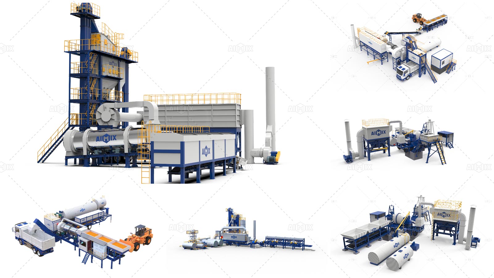 kinds of types of asphalt plants