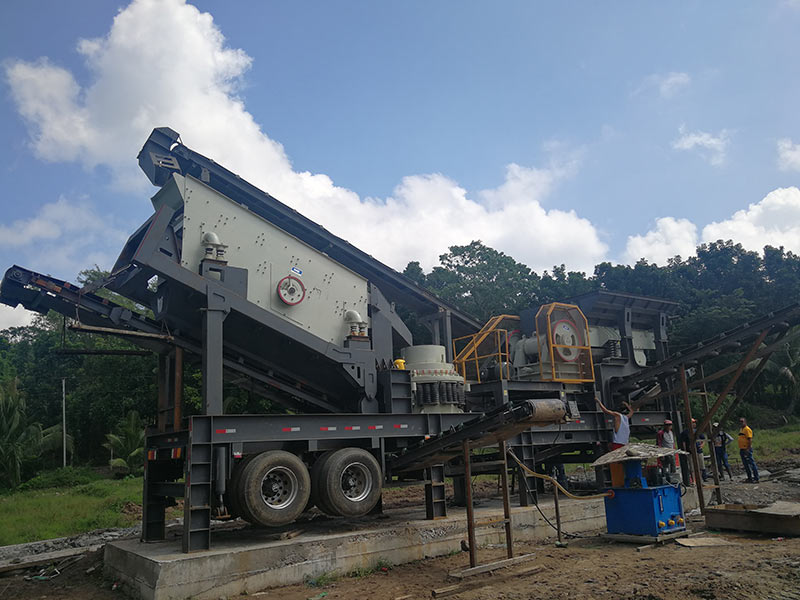 Mobile Stone Crushing Plant for Aggregate Production