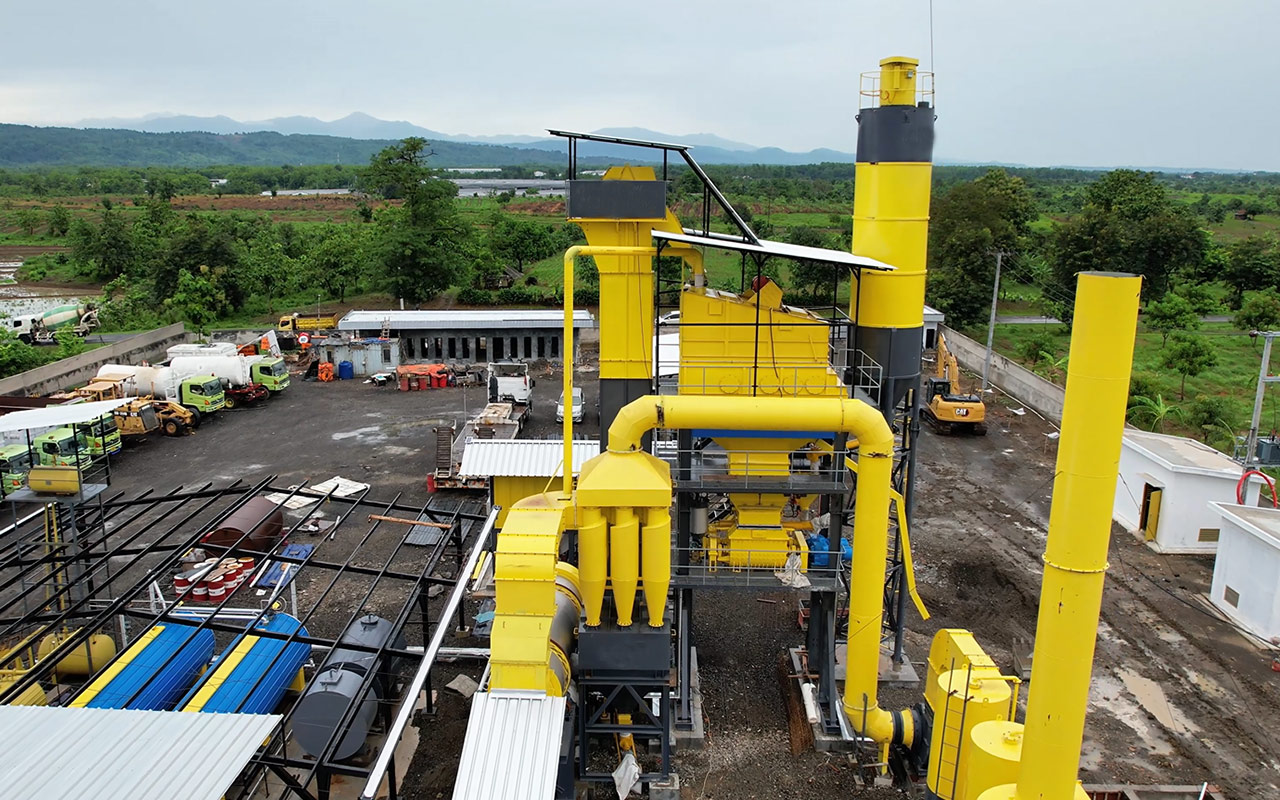 stationary asphalt plant