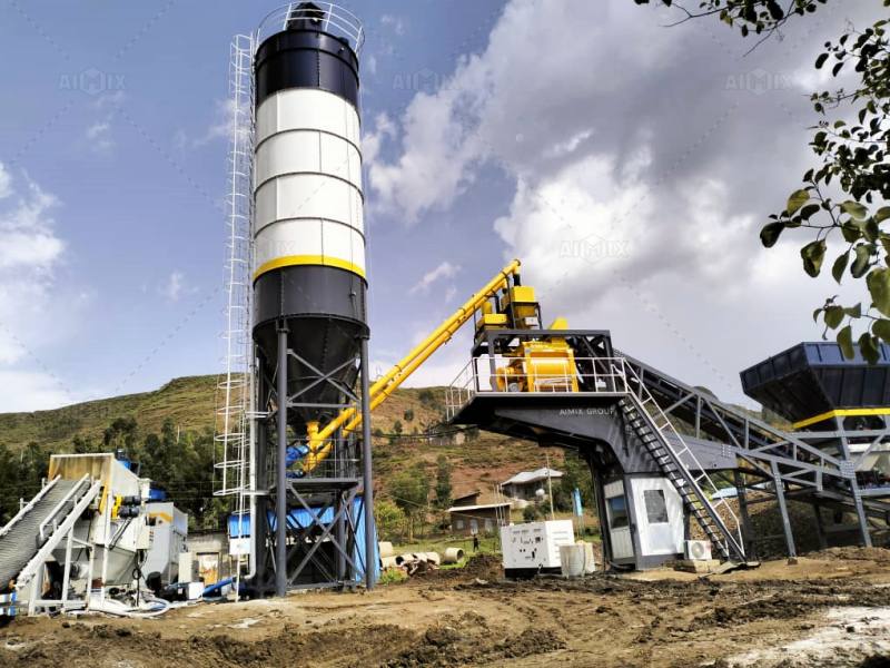 mobile concrete batching plant prices